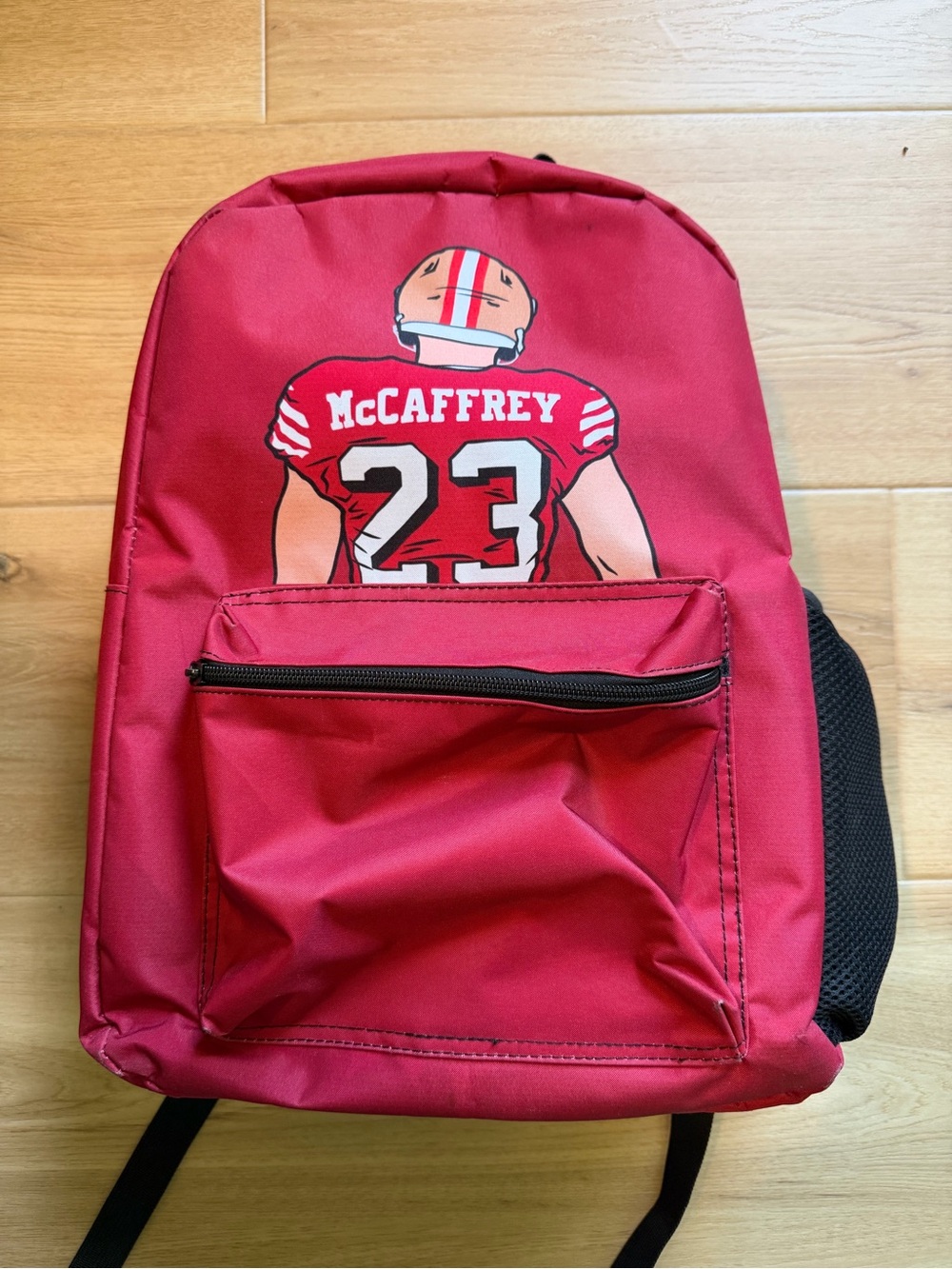 Christian McCaffrey Number Kids Backpack